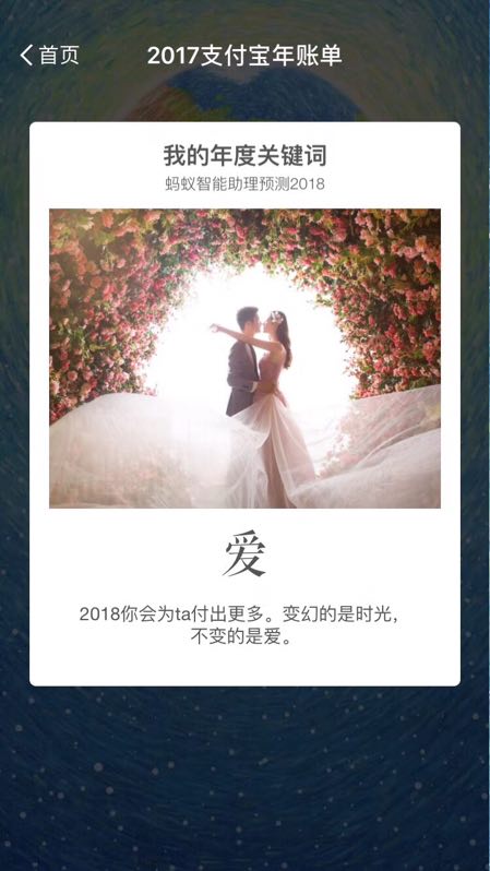  2017支付宝账单来了，年度账单大盘点